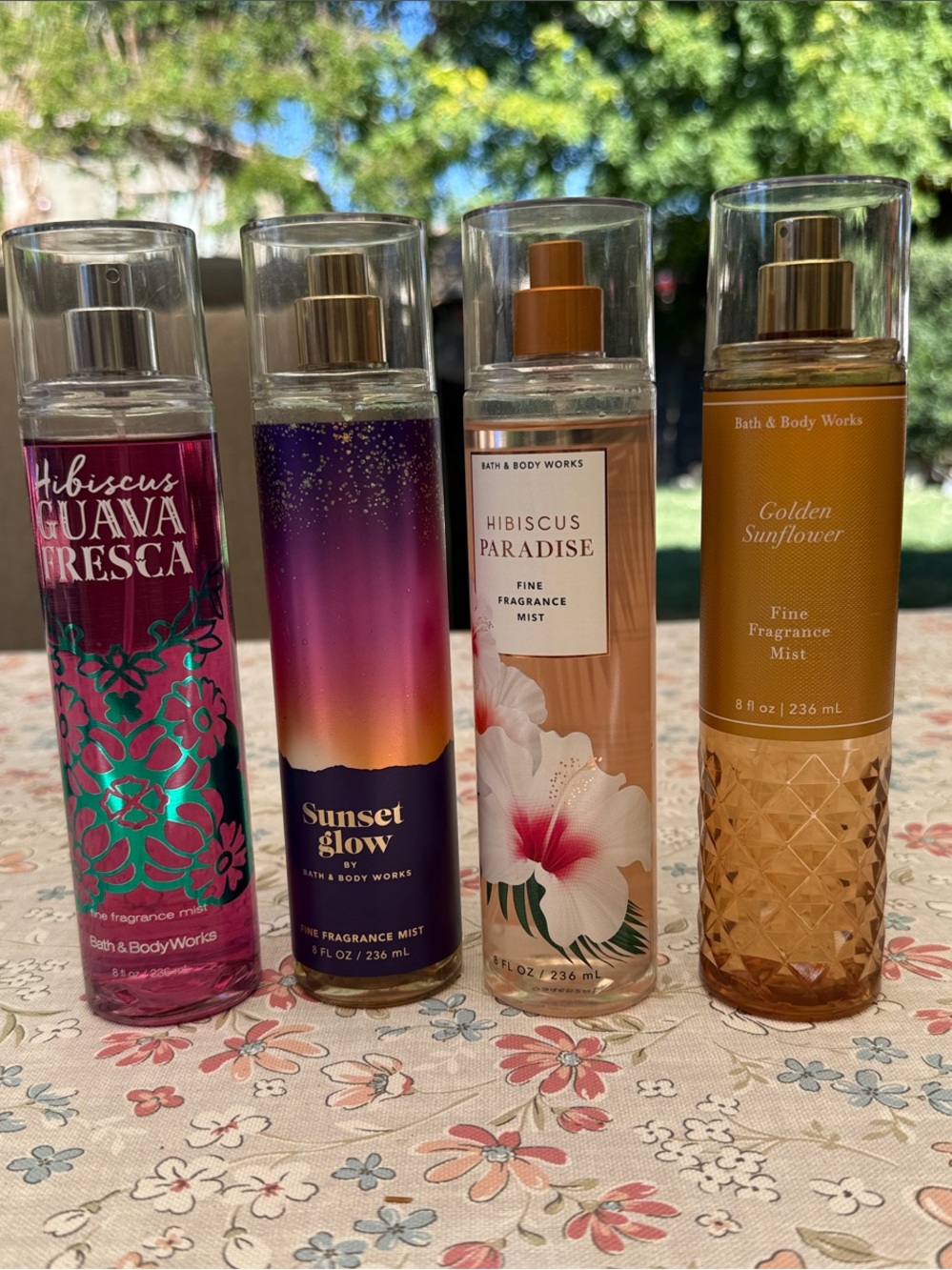 RARE Bath & Body Works Fragrance Mist Lot - Sunset Glow & More